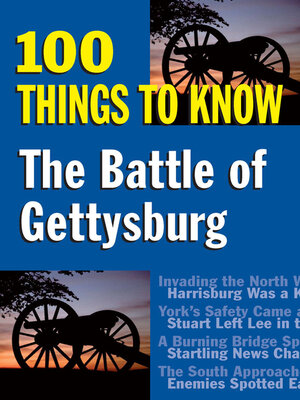 cover image of The Battle of Gettysburg
